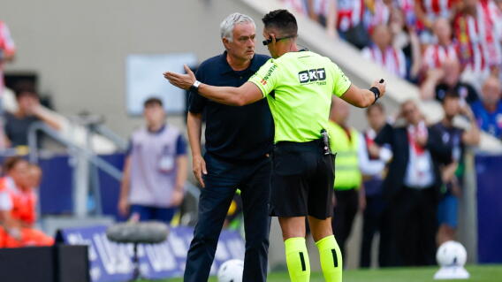 José Mourinho, entrenador del Real Madrid.