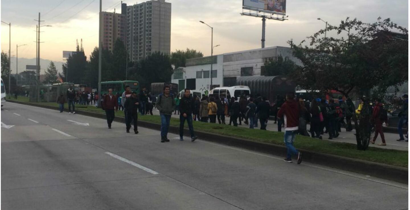 280942_BLU Radio. Manifestaciones en Soacha - Foto: BLU Radio