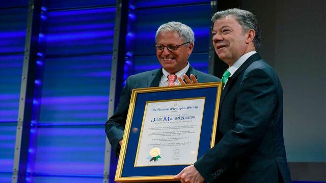 National Geographic premió a Santos por su compromiso con la protección del medio ambiente 