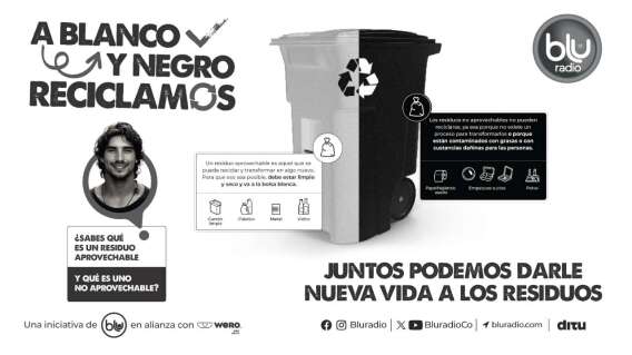 Caracol Televisión y Blu Radio lanzan iniciativa para incentivar el reciclaje