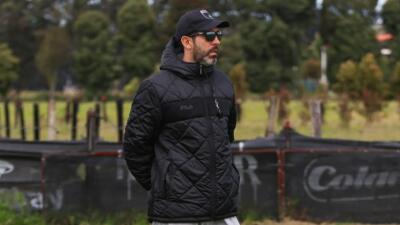 Jorge Bava, director técnico de Santa Fe. 