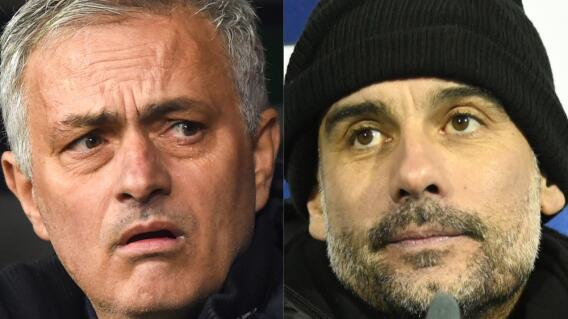 354239_BLU Radio. Maurinho y Guardiola // Foto: AFP