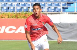Miller Bacca celebrando uno de sus goles en el Barranquilla FC. Miller Bacca celebrando uno de sus goles en el Barranquilla FC.