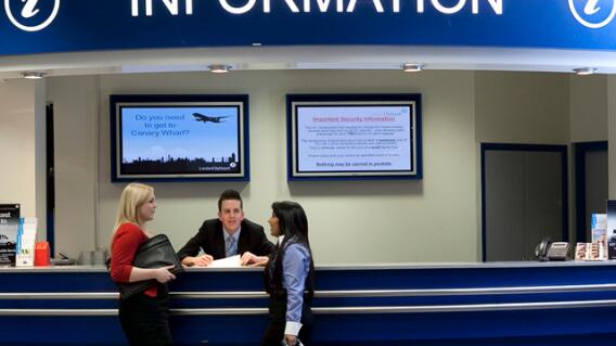 London City Airport, tomada de página oficial. London City Airport, tomada de página oficial.