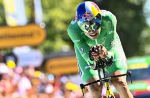 Wout van Aert, ciclista del Jumbo Visma, en el Tour de Francia Wout van Aert, ciclista del Jumbo Visma, en el Tour de Francia