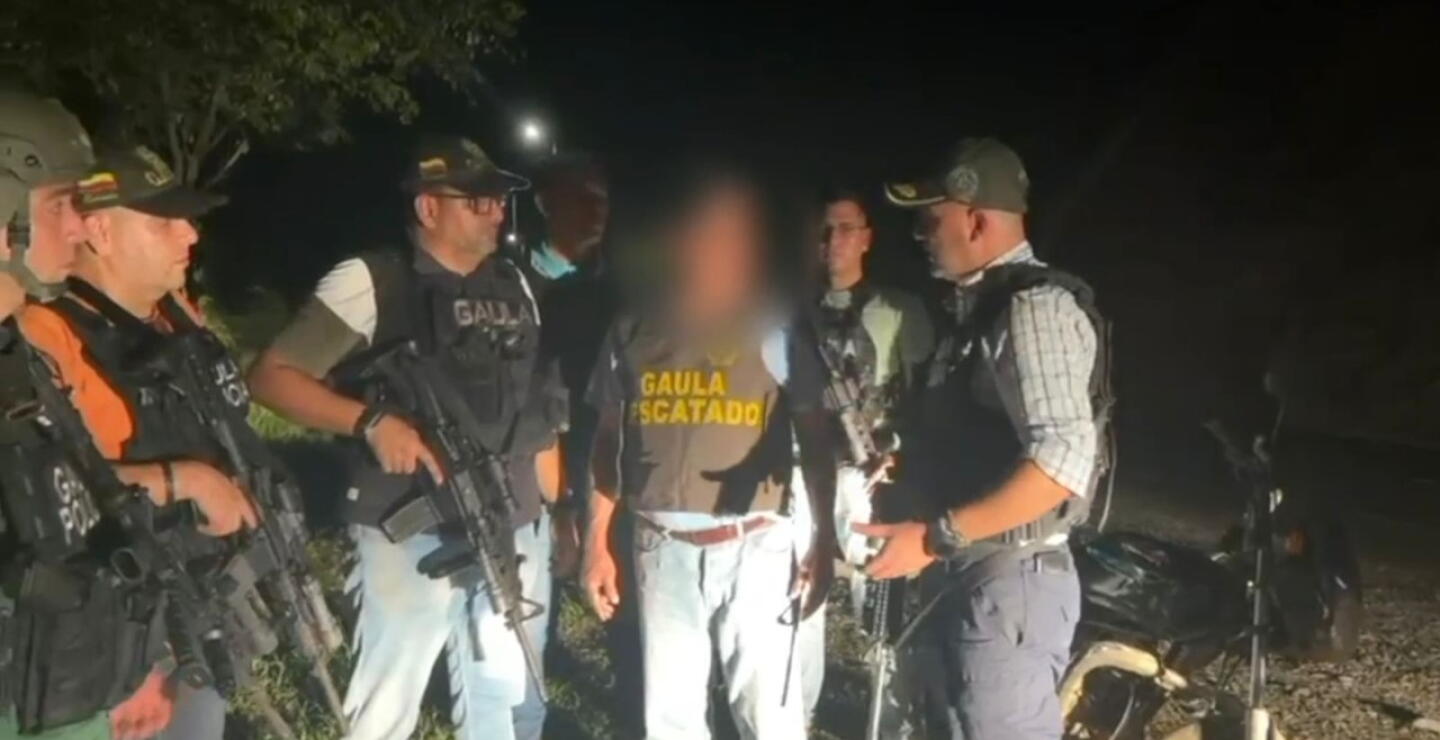 Liberan a comerciante secuestrado en Santander