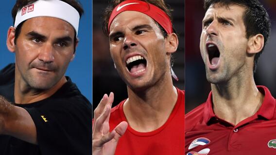 353085_BLU Radio. Federer, Nadal y Djokovic // Foto: AFP 353085_BLU Radio. Federer, Nadal y Djokovic // Foto: AFP