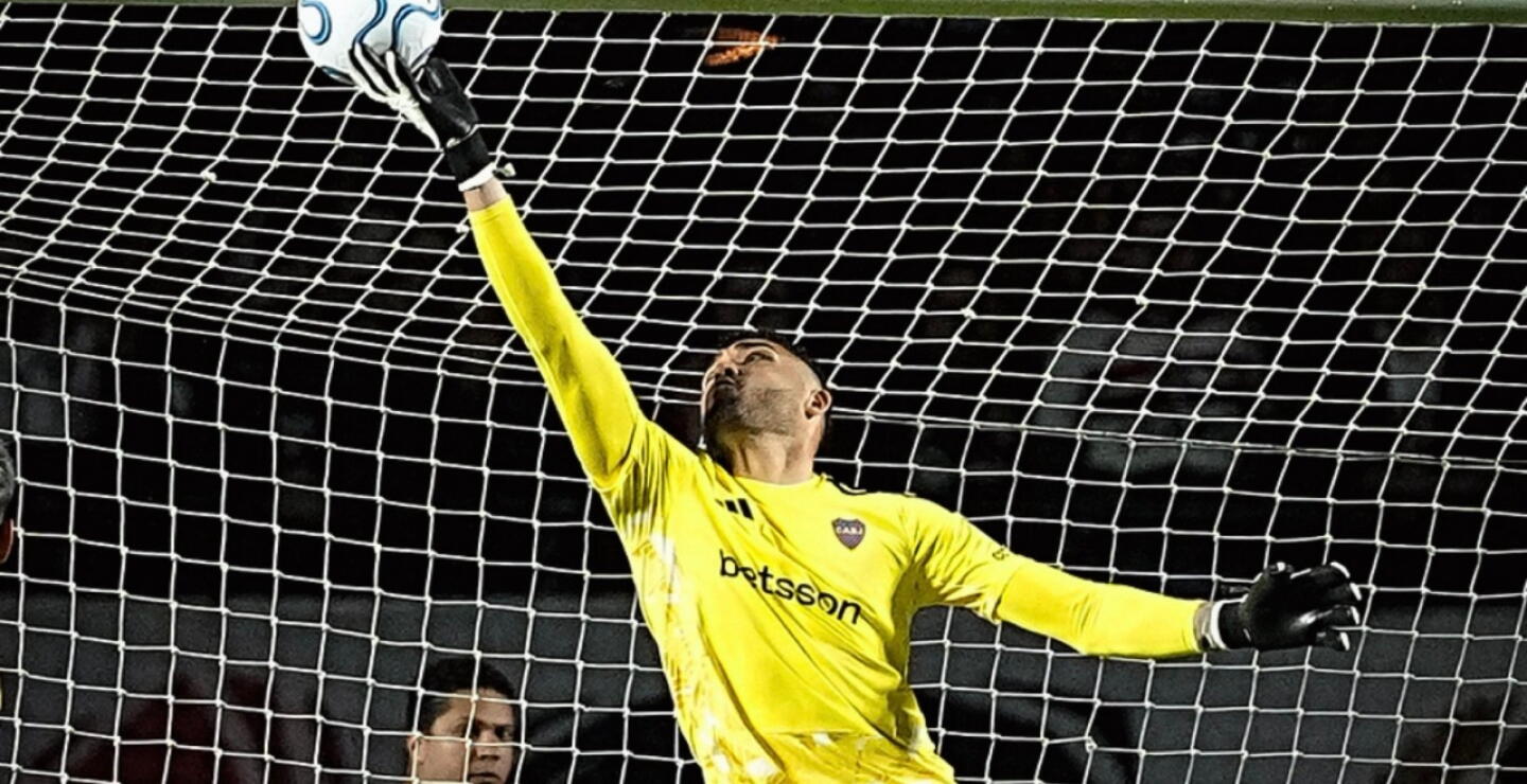 Álvaro Montero, arquero de Boca Juniors. 