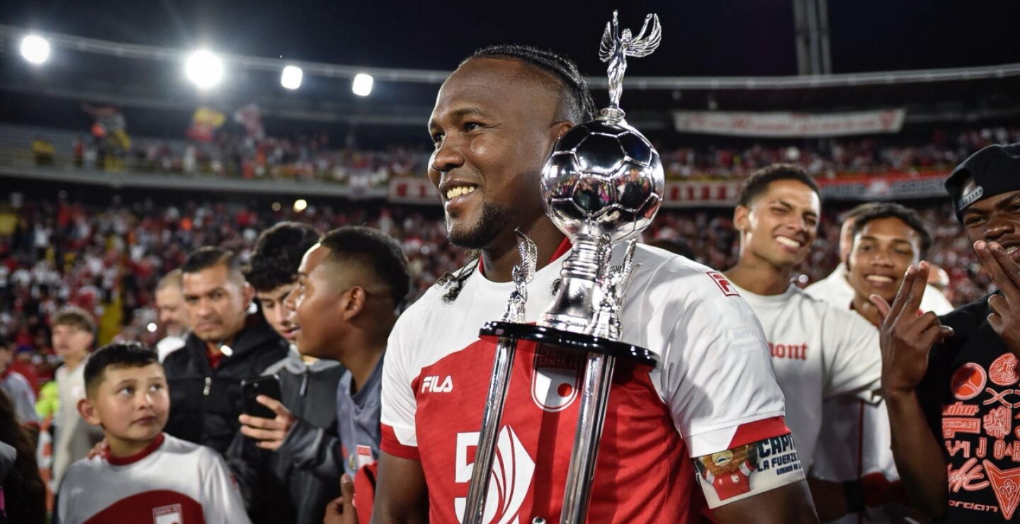 Hugo Rodallega, figura de Santa Fe. 