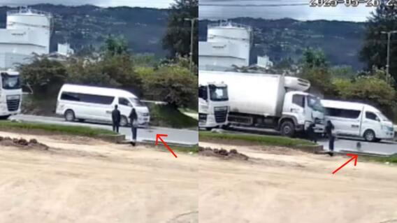 Accidente en vía Tunja-Bogotá: conductor evita atropellar a perro, pero termina en choque Accidente en vía Tunja-Bogotá: conductor evita atropellar a perro, pero termina en choque