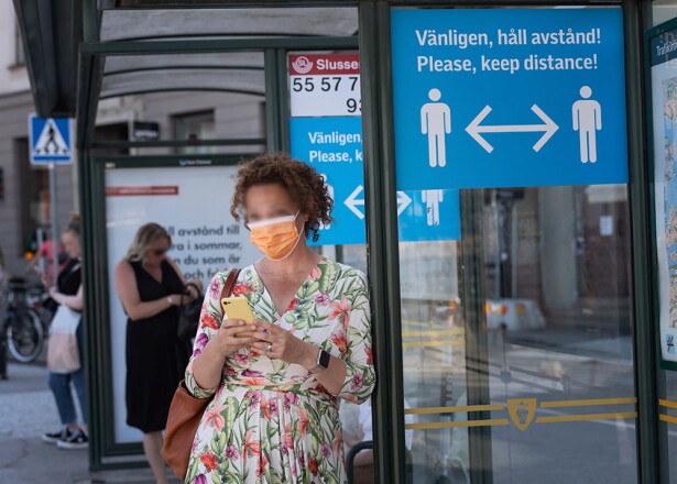 Pandemia en Suecia // Foto: AFP