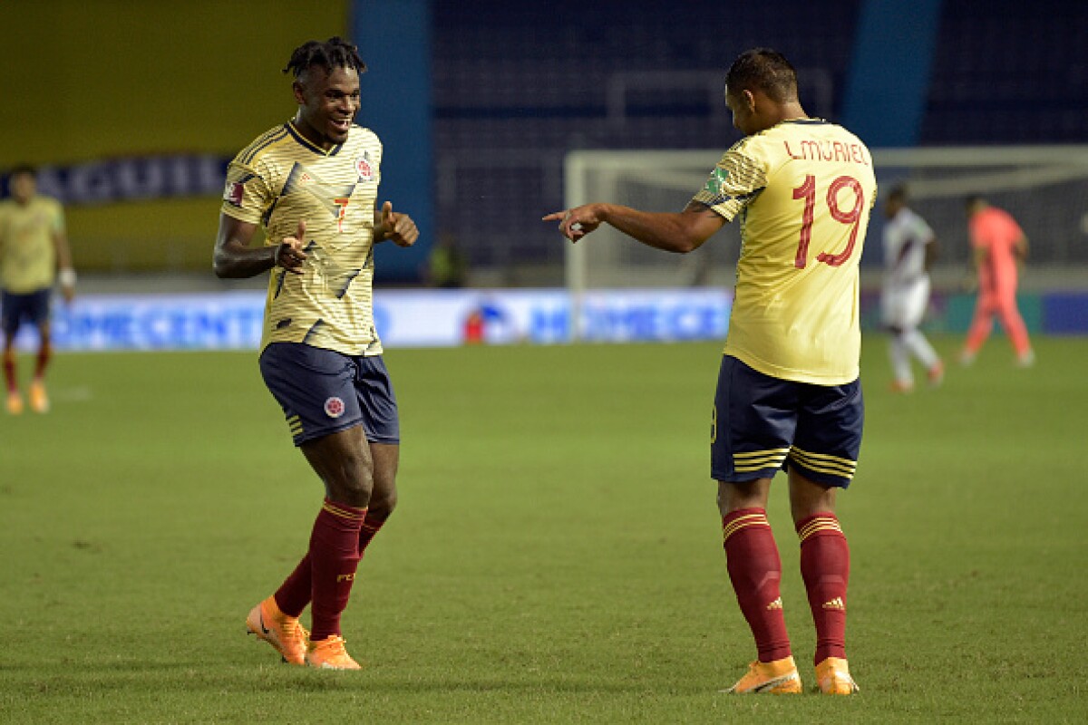 Duván Zapata y Luis Muriel