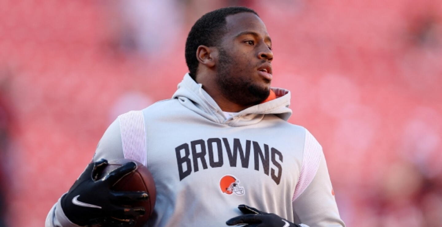 Nick Chubb jugador de los Cleveland Browns de la NFL