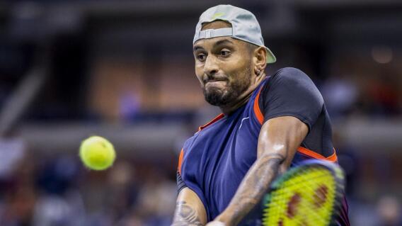 Nick Kyrgios, tenista australiano. Nick Kyrgios, tenista australiano.