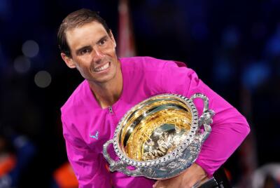 Rafael Nadal, ganador del Abierto de Australia 2021. Rafael Nadal, ganador del Abierto de Australia 2021.