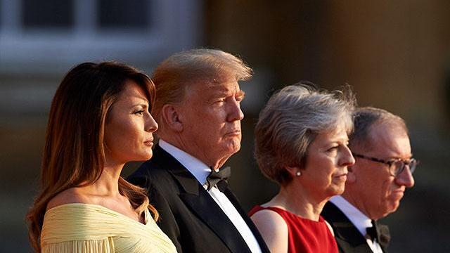 Donald Trump llega a Londres en medio de polémica y amenaza de protestas Donald Trump llega a Londres en medio de polémica y amenaza de protestas