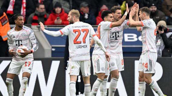 Bayern Múnich en uno de los partidos en la Bundesliga.