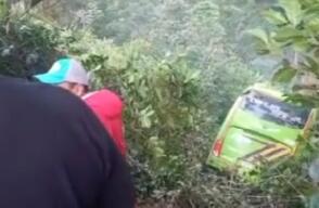 Bus intermunicipal cayó a un abismo en la vía Bogotá- Medellín