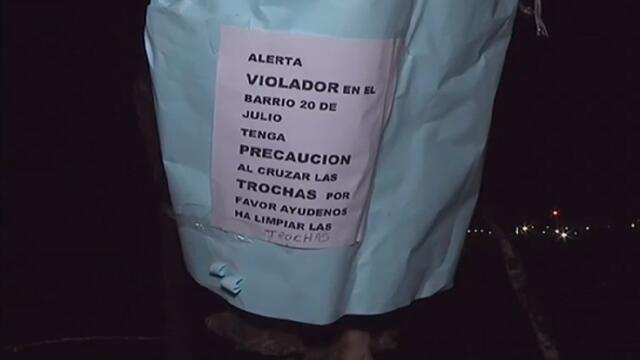 Comunidad identificó a supuesto violador de varias mujeres en trocha de Barranquilla