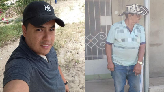 Jorge Eliécer Díaz Collazos y Jorge Eliécer Díaz Agámez. 