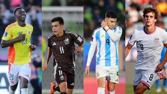 Neyser Villarreal, Gilberto Mora, Alejo Sarco y Benjamín Cremaschi, figuras del Mundial Sub-20 de Chile. Neyser Villarreal, Gilberto Mora, Alejo Sarco y Benjamín Cremaschi, figuras del Mundial Sub-20 de Chile.