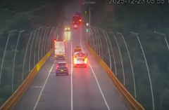 Imprudencia en túnel de Gualanday.