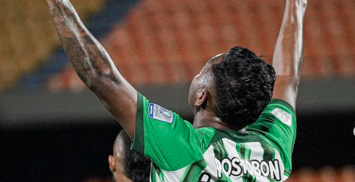 Alfredo Morelos, delantero de Atlético Nacional. 