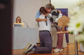 Rosalba Angélica Quintero de Giraldo y Yésica Natalia Giraldo Marín