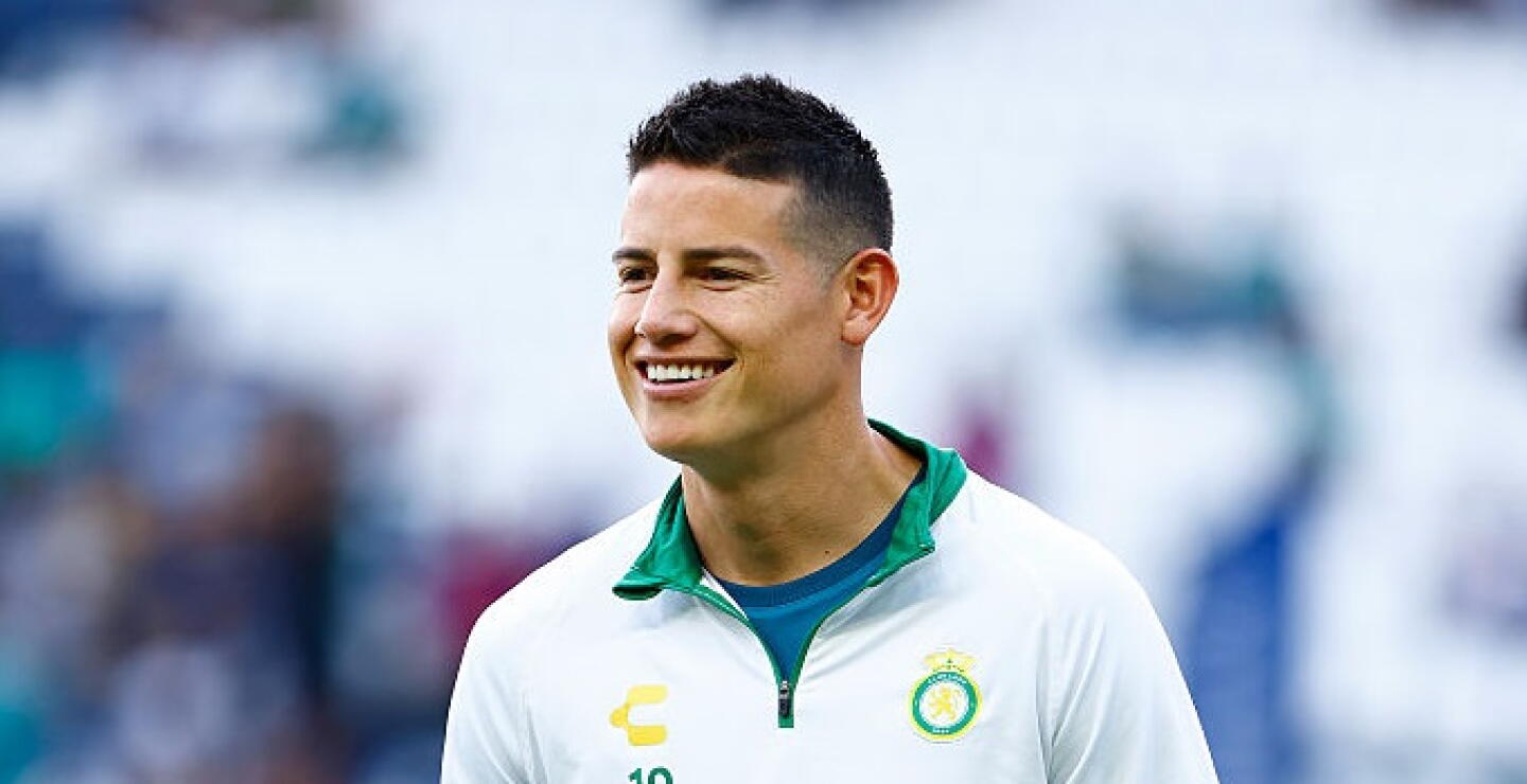 James Rodríguez, volante colombiano que milita en León. 