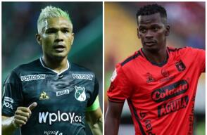 Teófilo Gutiérrez y Carlos Darwin Quintero.  Teófilo Gutiérrez y Carlos Darwin Quintero.