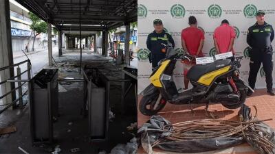 Robo a estaciones de Metrolínea