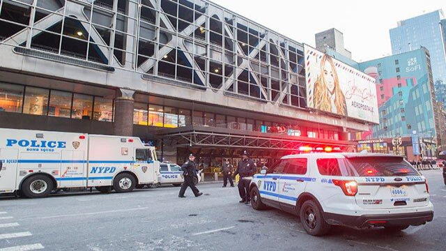Terrorista iba a atentar en Manhattan con bomba artesanal sujeta al cuerpo