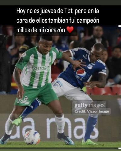 Jair Palacios y su 'picante' mensaje a Nacional, por título ganado. Jair Palacios y su 'picante' mensaje a Nacional, por título ganado.