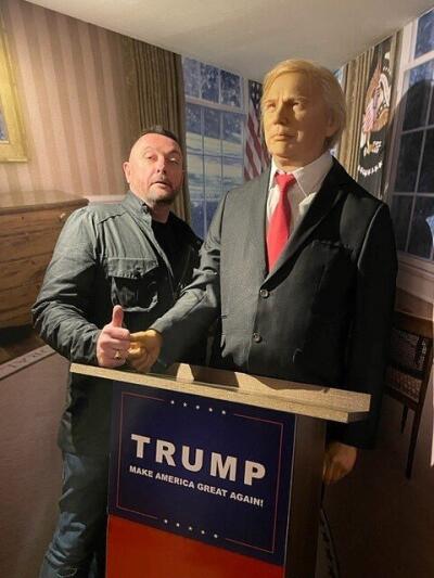 Figura de cera de Donald Trump