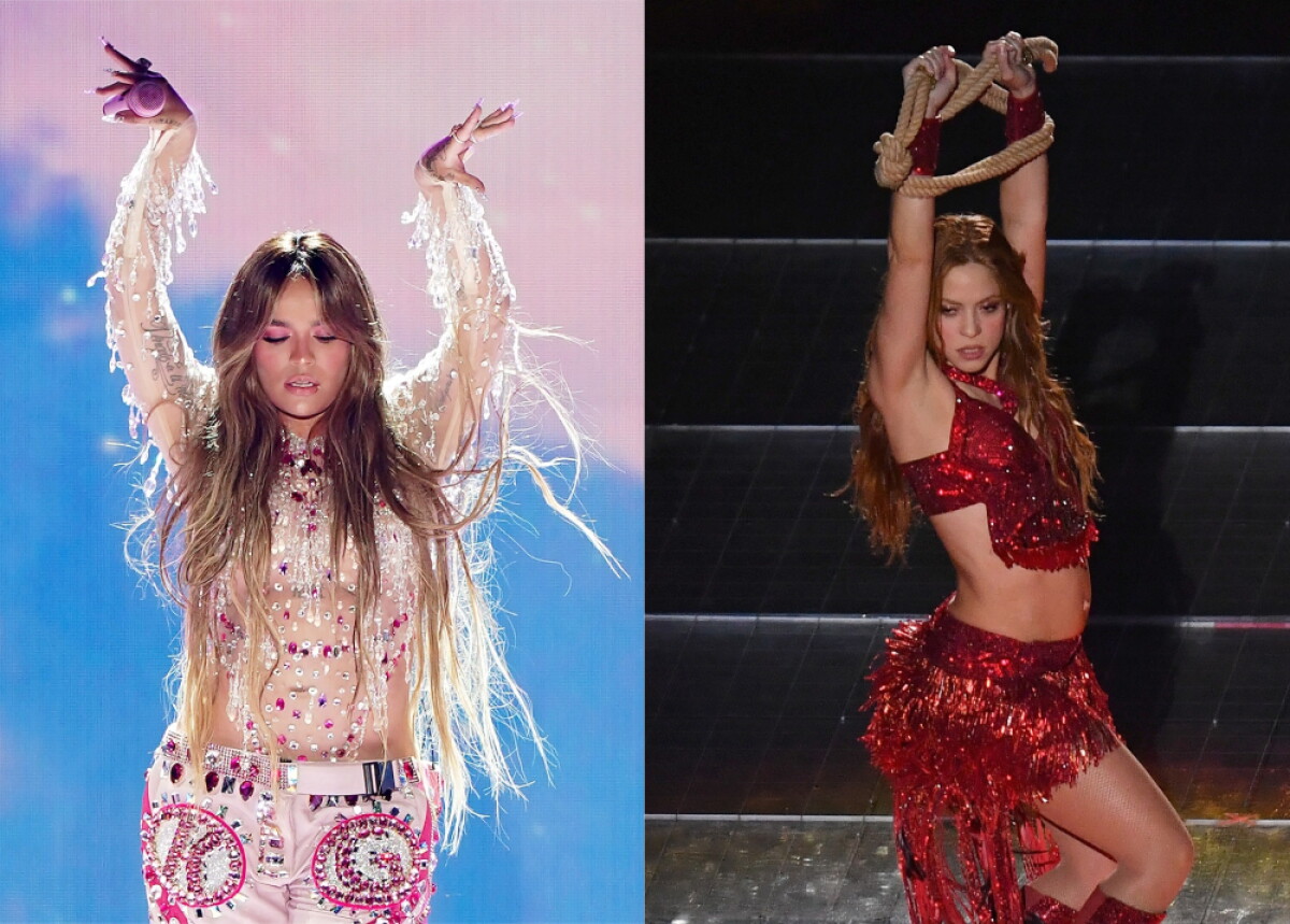 Karol G y Shakira Foto AFP.jpg Karol G y Shakira Foto AFP.jpg