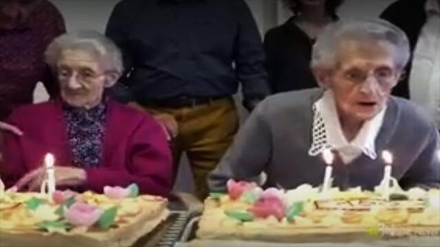 Gemelas francesas celebran 100 años de vida y revelan el secreto de su longevidad