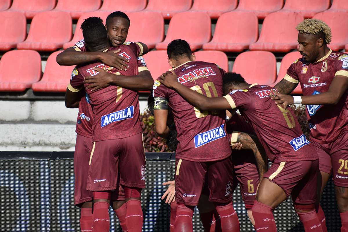 Jugadores de Deportes Tolima. Colprensa.png