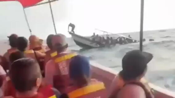 Lancha con turistas se volcó en Santa Marta: ¿qué provocó el accidente?
