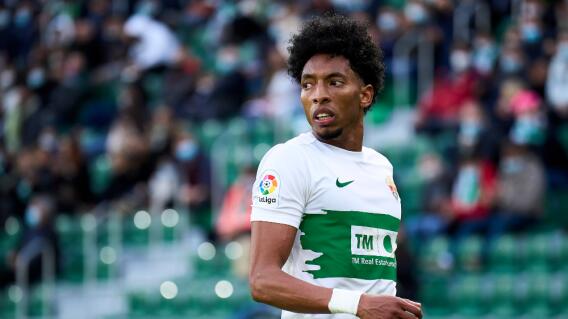 Johan Mojica, jugador colombiano del Elche Johan Mojica, jugador colombiano del Elche