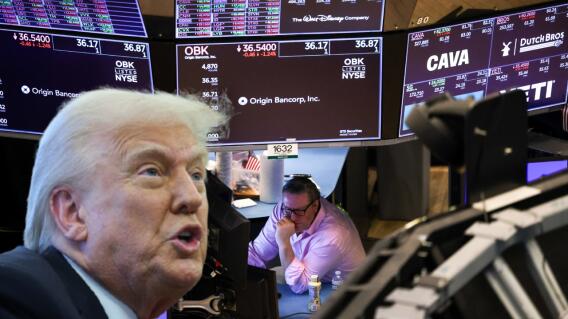 Caída en bolsa de Nueva York tras aranceles de Trump. Caída en bolsa de Nueva York tras aranceles de Trump.
