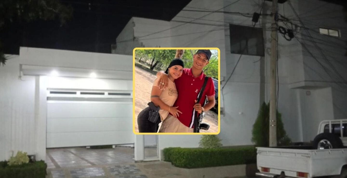 Fachada del escondite de Bendito Menor abrazando a La Bebecita