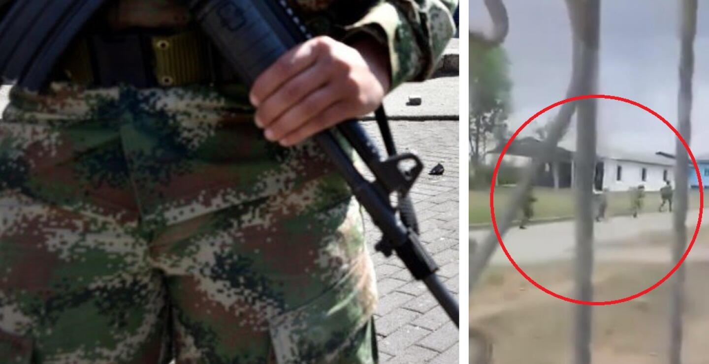 Atacan a tropas del Ejército en medio de la población civil en Cajibío 