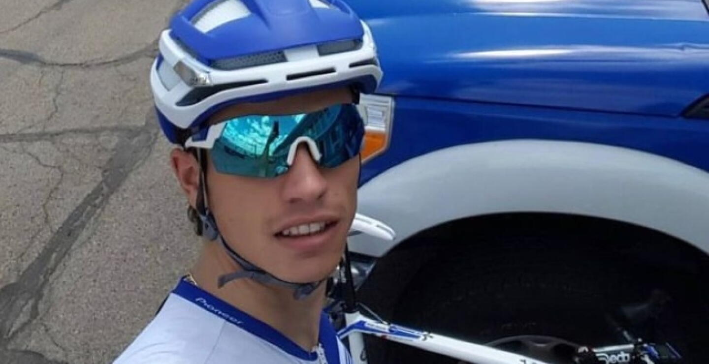 Daniel Jaramillo durante su etapa como ciclista profesional