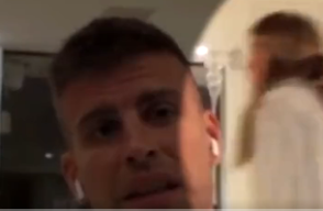 Clara Chía en casa de Piqué