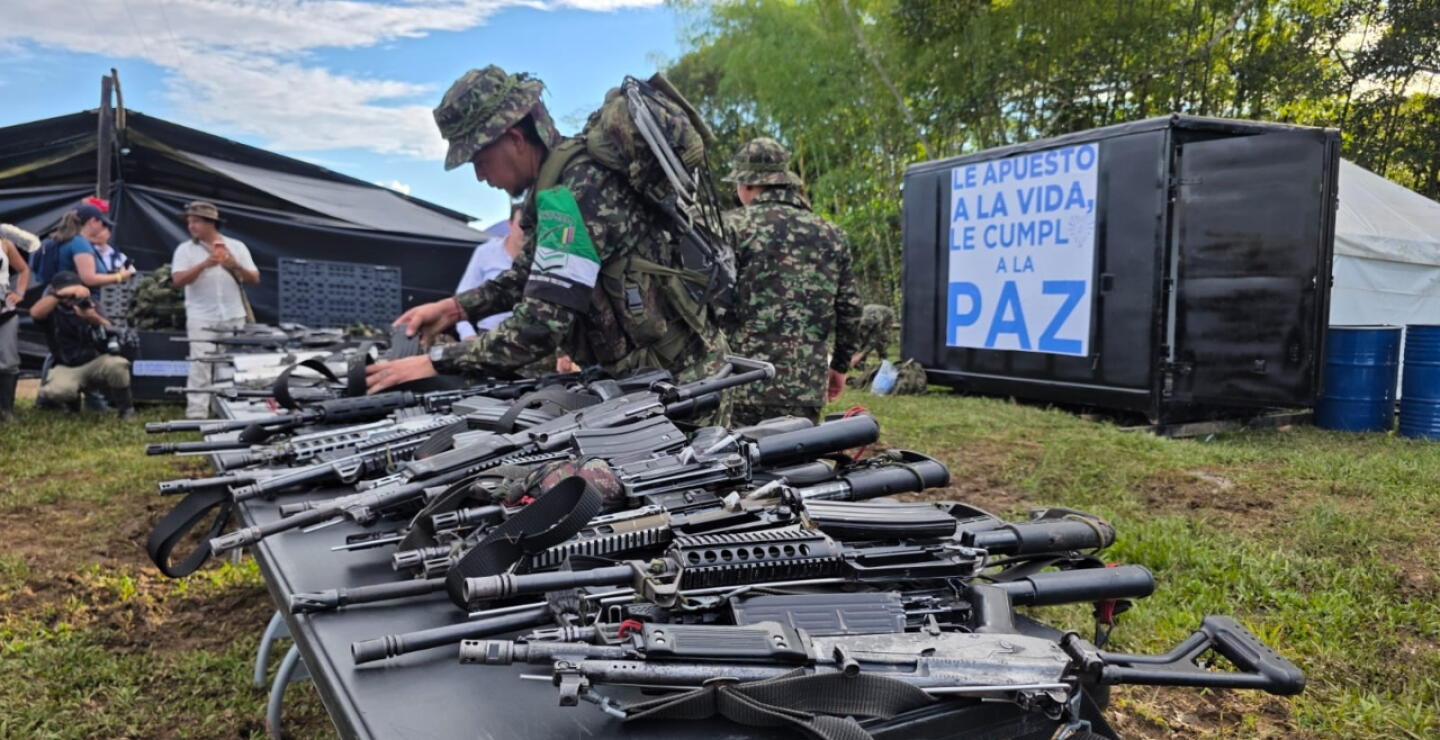Entrega de armas.