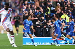 Jefferson Lerma en Brihgton vs. Crystal Palace por la Premier League.
