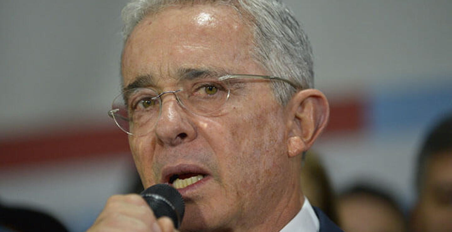 Álvaro Uribe Vélez / AFP.