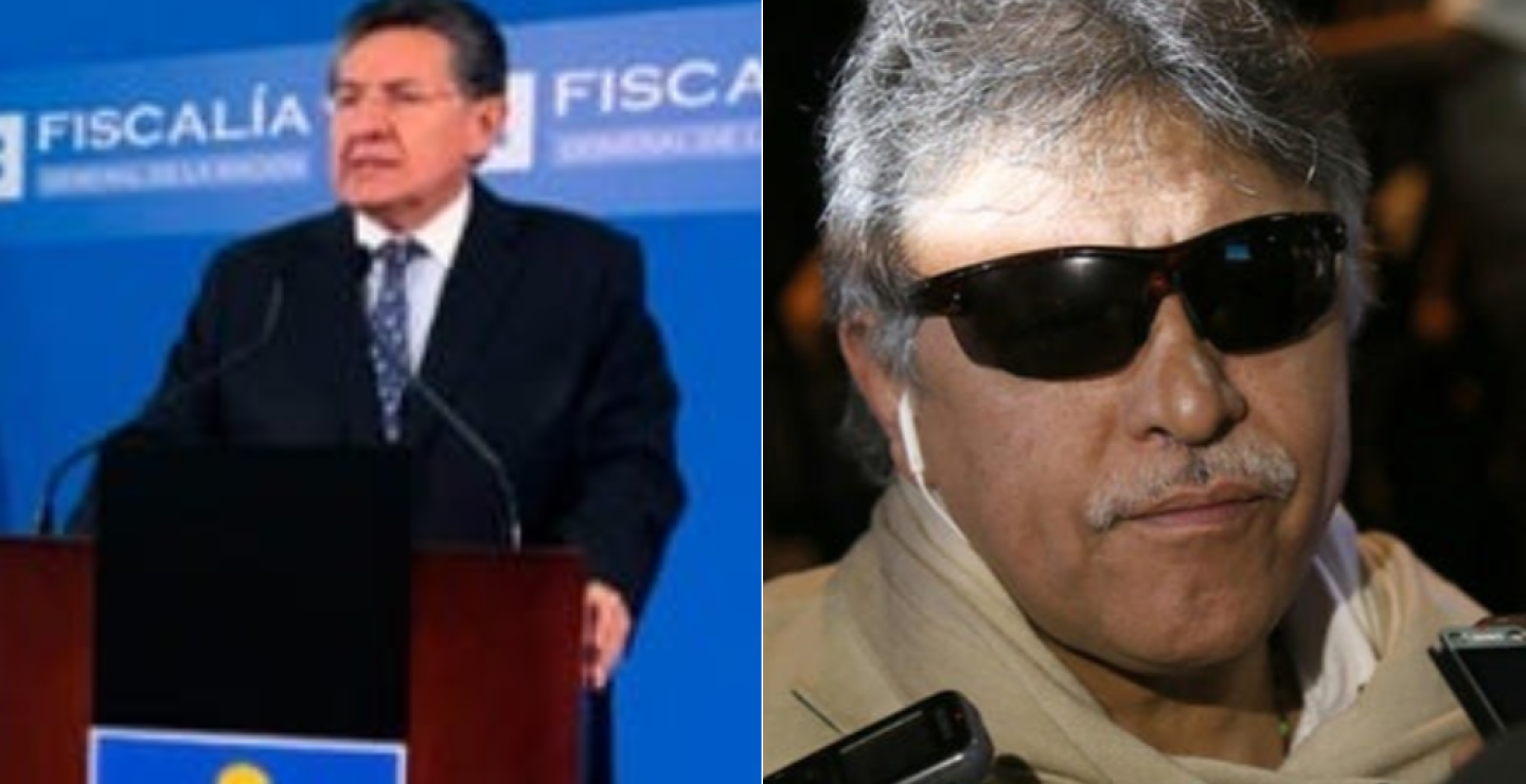 317028_BLU Radio. Nestor Humberto Martínez- Jesus Santrich // Foto: AFP