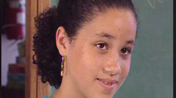 307029_BLU Radio. Meghan Markle a los 12 años./ Foto: Tomada del video.png