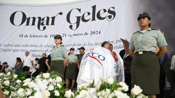 Funeral de Omar Geles en Valledupar Funeral de Omar Geles en Valledupar